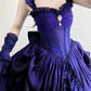 Purple Vintage Fashion Elegant Long Satin Floor Length Ball Gown Evening Dress Party Dress gh4249