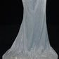 Robe de soirée sirène argentée brillante, coupe ajustée, longue, en satin, robe de remise de diplôme, gh4545