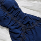 Navy Blue Irregular Neckline Fitted Waist Slim Long Prom & Evening Party Dress gh8527