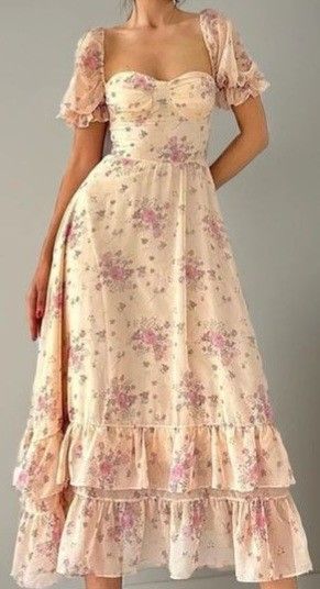 Girlhomeshops-Blumenrüschen Kurzarm Langes Chiffon-Gartenpartykleid Hochzeitsgastkleid gh5203