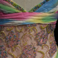 ✨Girlhomeshops-Rainbow Tie Dye Halter Beaded Chiffon Evening Gown gh10156