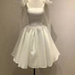 Weißes kurzes Fantasy-Prinzessinnen-Heimkehrkleid, Ballkleid, Abendkleid, Partykleid, gh4315