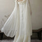 girlhomeshops - Robe de fée blanche longue en mousseline de soie gh5735