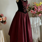 Vintage Velvet Holiday Dress, Exclusive Original Design Dress, Formal Dress, Ball Dress gh6540