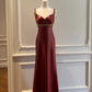 Leather red vintage dress gh6796