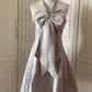 Rosa schönes und elegantes kurzes Heimkehrkleid mit Schleife, Rock, Ballkleid, Abendkleid gh4335