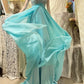 Blaues, perlenbesetztes, wunderschönes Meerjungfrau-Lang-Chiffon-Ballkleid mit Abendkleid und Partykleid gh4441