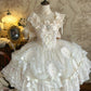 Girlhomeshops-White princess lace fashion short tulle homecoming dress birthday party dress gh5414