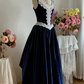 Vintage Velvet Holiday Dress, Exclusive Original Design Dress, Formal Dress, Ball Dress gh6540