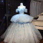 Layered Princess Dress, Long Tulle Formal Ball Gown gh6720