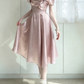Retro-style girly satin rush dresses, short dresses, back-to-school dresses, party dresses, birthday dresses gh6937