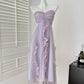 Lila Fee kurzes/langes Homecoming-Kleid Partykleid Geburtstagskleid gh4562