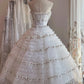 Girlhomeshops - Robe de soirée princesse mi-longue, robe de banquet, robe de fête d'anniversaire, robe blanche à perles exquises, gh5676