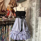 Lila Knospenkleid, süß, modisch, exquisites, geblümtes, kurzes Satin-Heimkehrkleid, Ballkleid, Abendkleid, Geburtstagspartykleid, Ballkleid gh3934