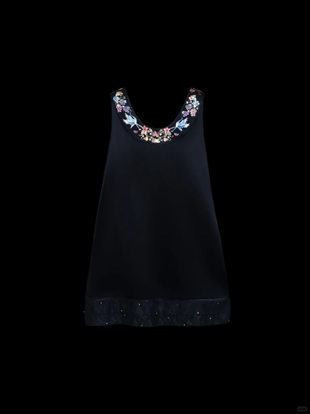 Girlhomeshops-Schwarzes, exquisites, florales, elegantes, kurzes Satin-Heimkehrkleid für Mädchen, Geburtstagskleid, gh5371