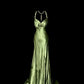 Green Retro Elegant Fashion Exquisite Beaded Shoulder Straps Long Floor Length Trailing Satin Prom Dress Evening Gown Graduation Gown gh4002