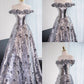 Silber wunderschöne glänzende lange bodenlange Pailletten Ballkleid Abendkleid Abschlusskleid gh4550