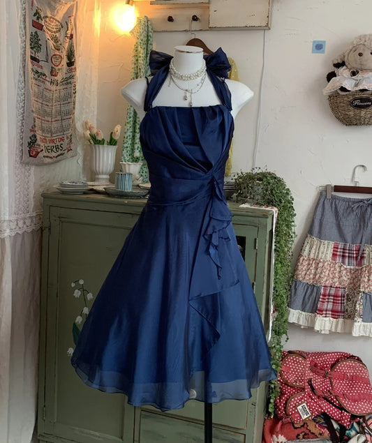 Blaue funkelnde süße elegante kurze Chiffon Tüll Homecoming Kleider Abendkleider Geburtstagsparty Kleider Ballkleider Ballkleider gh3921