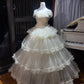 Süßes langes Tüll-Prinzessinnenkleid gh6727