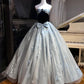 Ice-Blue Dream And Heart-Fluttering Butterfly Fairy Princess Dress 🦋 gh6730