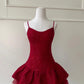 Short Satin Homecoming Dress Birthday Dress gh6801