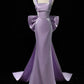 Girlhomeshops-Lila Kleid Elegantes Kleid Satinkleid Langes Kleid Formales Ballkleid Ballkleid Anmutiges Kleid gh5308