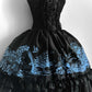 Girlhomeshops-Schwarzes Prinzessinnen-Mode-Kurzes Chiffon-Heimkehrkleid Geburtstagspartykleid gh5418