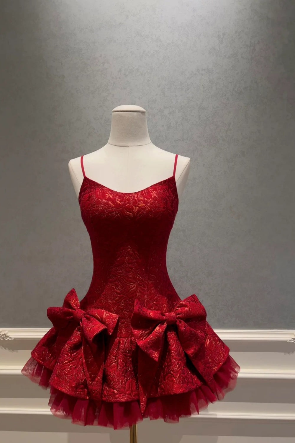 Kurzes Satin-Abendkleid/Geburtstagskleid gh6803