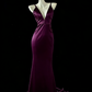Robe de soirée longue en satin blanc style sirène, élégante, gh4474