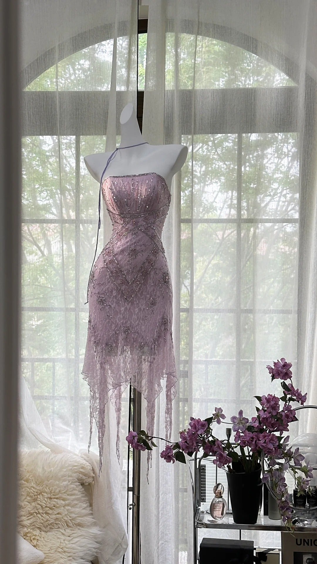 Gorgeous Exquisite Beaded Lace Long Chiffon Homecoming Dress Prom Dress Evening Dress Wedding Party Dress Prom Dress Graduation Date Dress gh3988