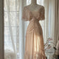 Light Pink Romantic Gorgeous Exquisite Elegant Beaded Long Chiffon Evening Dress Prom Dress Prom Dress Birthday Vacation Party Dress gh4046