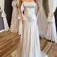 girlhomeshops-White beaded long gown for bride gh6173