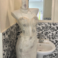 Ivory Strapless Waist-Cinched Slim Fit Hip-Hugging Sexy Mermaid Skirt Romantic Dress, Wedding Gown gh7694