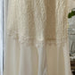 Ivory White Romantic Fashion Elegant Exquisite Lace Long Chiffon Ball Gown Evening Dress Birthday/Wedding Guest/Holiday Party Dress Prom Dress Valentine's Day Date Dress gh4028