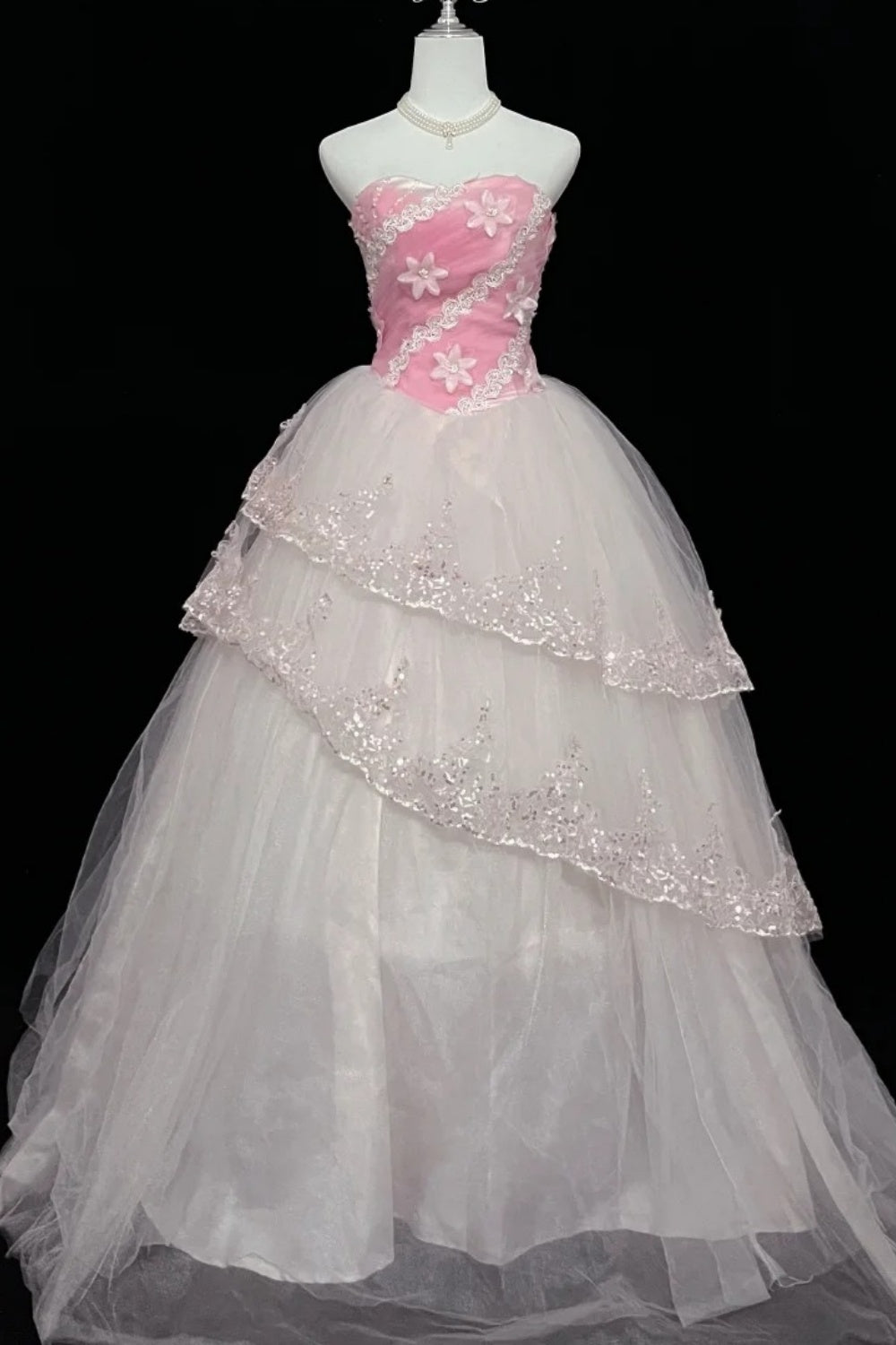 Langes Abendkleid, Geburtstagskleid, Prinzessinnenkleid gh7039