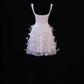 Girlhomeshops - Rosa Feder Exquisite Perlen Kurzes Tüll Homecoming Kleid Geburtstag Party Kleid gh5377