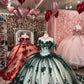 Rotes wunderschönes, exquisites, süßes Blumenapplikations-Langtüll-Ballkleid-Abendkleid-Brautkleid gh3345