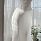 White Elegant Fashion Exquisite Floral Beaded Long Chiffon Ball Gown Evening Dress Party Dress Two Piece Set gh4005