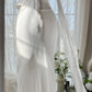 White Elegant Fashion Exquisite Floral Beaded Long Chiffon Ball Gown Evening Dress Party Dress Two Piece Set gh4005
