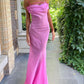 Pink Fashion Strap Long Tulle Prom Dress Evening Dress gh3068