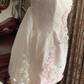 White Spaghetti Strap Puffy Bud Skirt Prom Dress, Birthday Gown gh7252