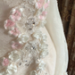 White Spaghetti Strap Puffy Bud Skirt Prom Dress, Birthday Gown gh7252