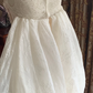 White Spaghetti Strap Puffy Bud Skirt Prom Dress, Birthday Gown gh7252