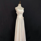 Blush Pink Spaghetti Strap Long Romantic Gown, Waist Slimming Design, Elegant Minimalist Style, Wedding Dress & Bridal Gown gh8283