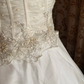 White Spaghetti Strap Waist-Cinched Voluminous Skirt Prom Dress, Evening Ball Gown, Birthday Party Gown gh7283
