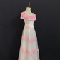 Pink Off-the-Shoulder Long Elegant Romantic Gown, Fitted Waist, Fluffy Princess Skirt, Wedding Dress & Bridal Gown gh8285
