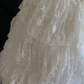Off-white Strapless Romantic Gown, Embroidered Details, Cinched Waist, Voluminous Tiered Skirt, Wedding Gown gh8109