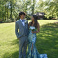 Blue sweet fashion elegant long sequined sexy slit tail prom dress evening dress prom dress graduation dress gh3793