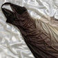 Brown Shiny Gradient Fashion Elegant Strap Long Chiffon Ruffle Ball Gown Evening Dress Party Dress gh3394