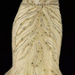 Champagne Halter Beaded Sequin Waist-Fitted Hip-Hugging Sexy Long Evening Gown for Parties & Balls gh7153